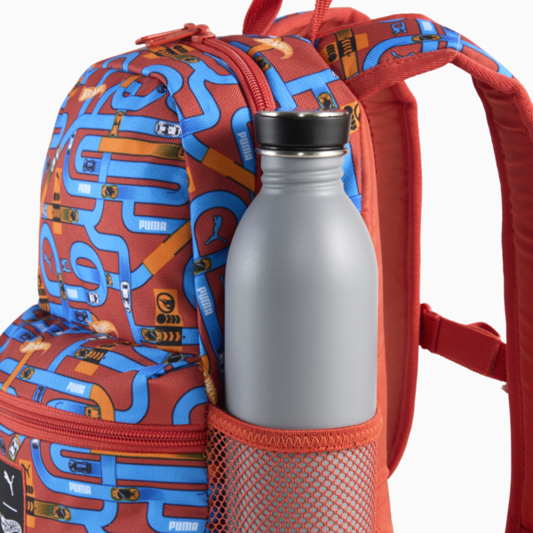 PUMA x HOT WHEELS™ Extra Small 9L Backpack Youth, Red Fire-AOP, large-ZAF
