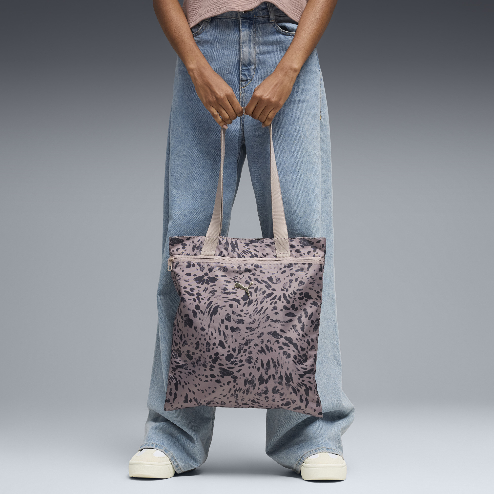 PUMA Pop draagtas voor Dames, Grijs thumbnail 4