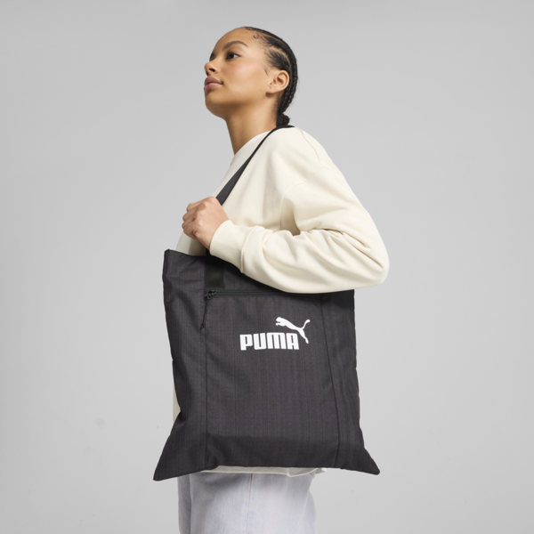 Bolso estilo shopper Base para mujer, PUMA Black, large-MEX