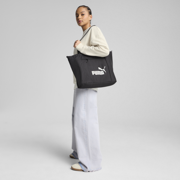 Bolso estilo shopper Base para mujer, PUMA Black, large-MEX