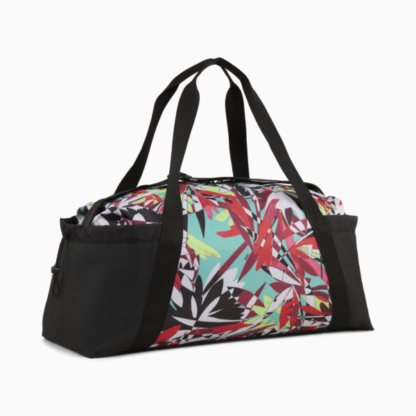 Essentials Tropical 24L Sports Bag Women, PUMA Black-Wander Rush, large-MEX