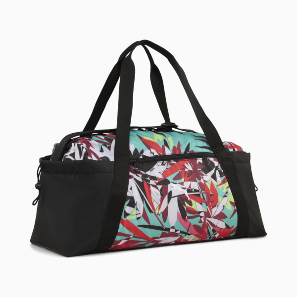 Essentials Tropical 24L Sports Bag Women, PUMA Black-Wander Rush, large-MEX