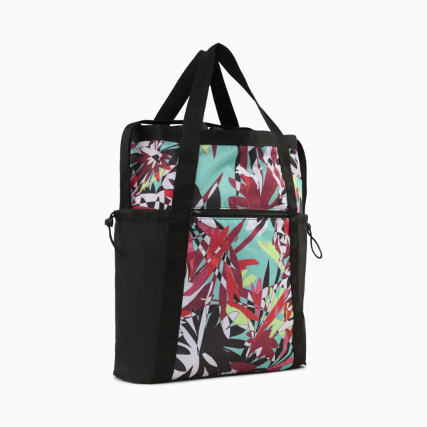 AT Essentials TROPICAL Tote Youth, PUMA Black-Wander Rush, large-ZAF