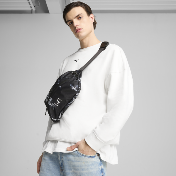 PUMA HOOPS x LAFRANCÉ 2L Waist Bag, PUMA Black, large-MEX