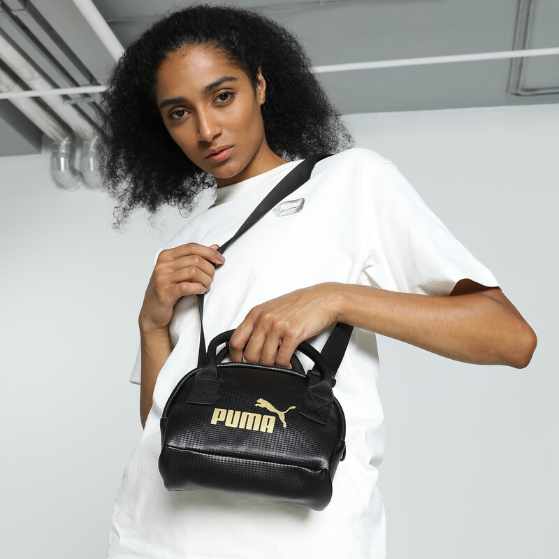 Women's PUMA Core Up Mini Grip Bag in Black