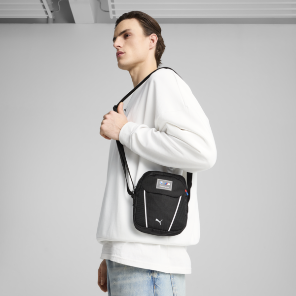 BMW M Motorsport Portable Bag, PUMA Black, large-MEX