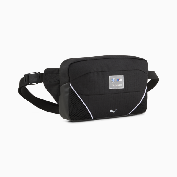 BMW M Motorsport Large 3L Waist Bag, PUMA Black, large-MEX