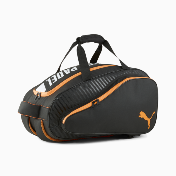 NOVA ELITE Small 73L Padel Bag, PUMA Black-PUMA White-Heat Fire, large-ZAF