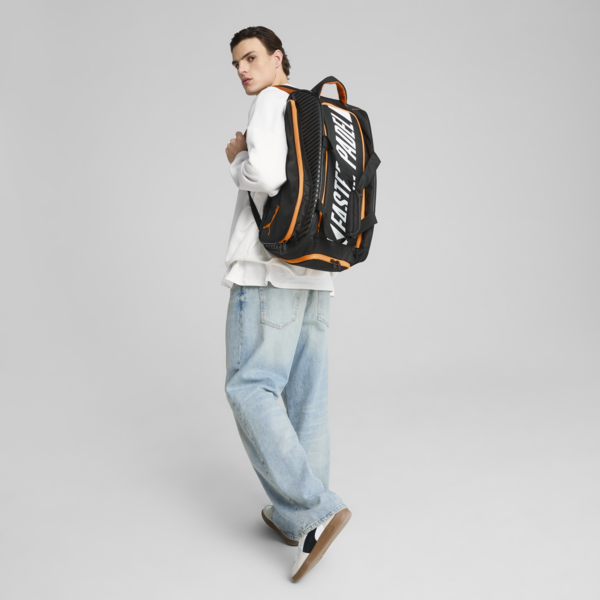 NOVA ELITE Small 73L Padel Bag, PUMA Black-PUMA White-Heat Fire, large-ZAF