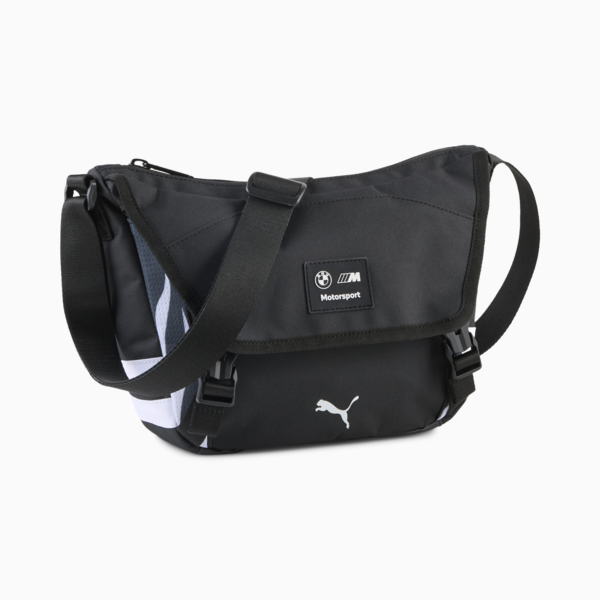 BMW M Motorsport Lifestyle Small 5L Messenger Bag, PUMA Black, large-ZAF