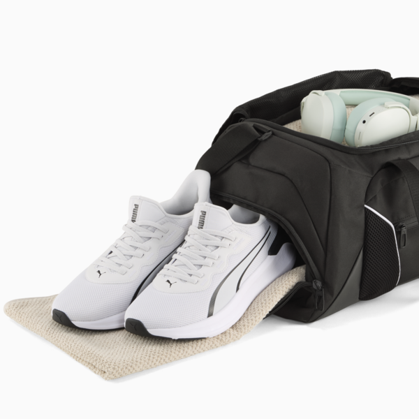 BMW M Motorsport 34L Duffle Bag, PUMA Black, large-MEX