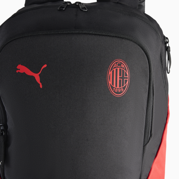 AC Milan Backpack (24L), PUMA Black-For All Time Red, large-MEX