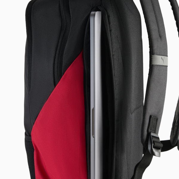 AC Milan Backpack (24L), PUMA Black-For All Time Red, large-MEX