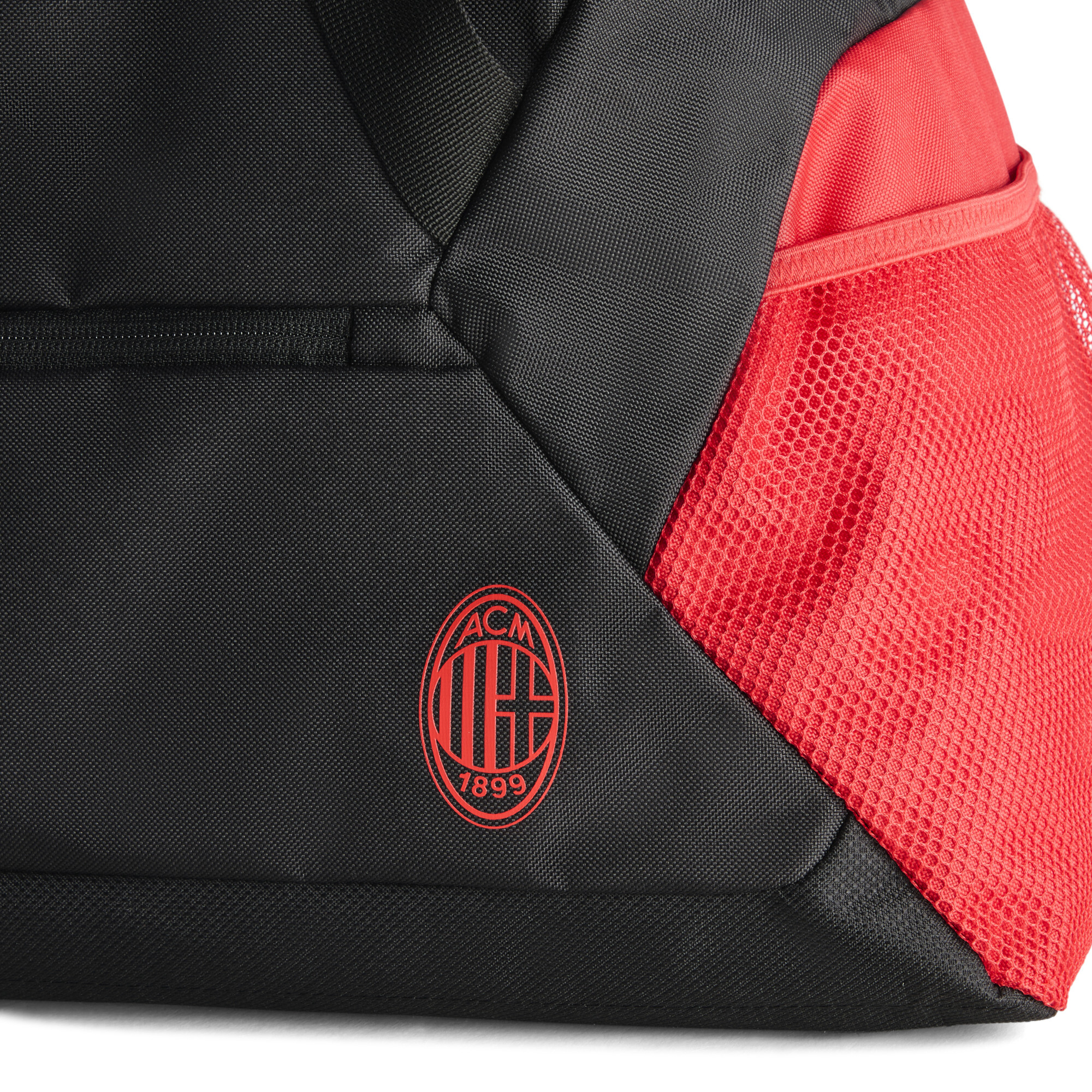 PUMA AC Milan teamtas (55 l), Zwart/Rood thumbnail 3