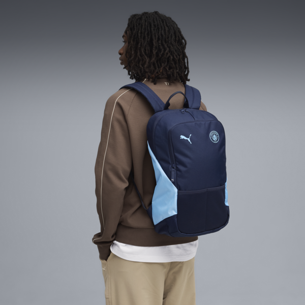 Mochila Manchester City, PUMA Navy-Team Light Blue, large-MEX