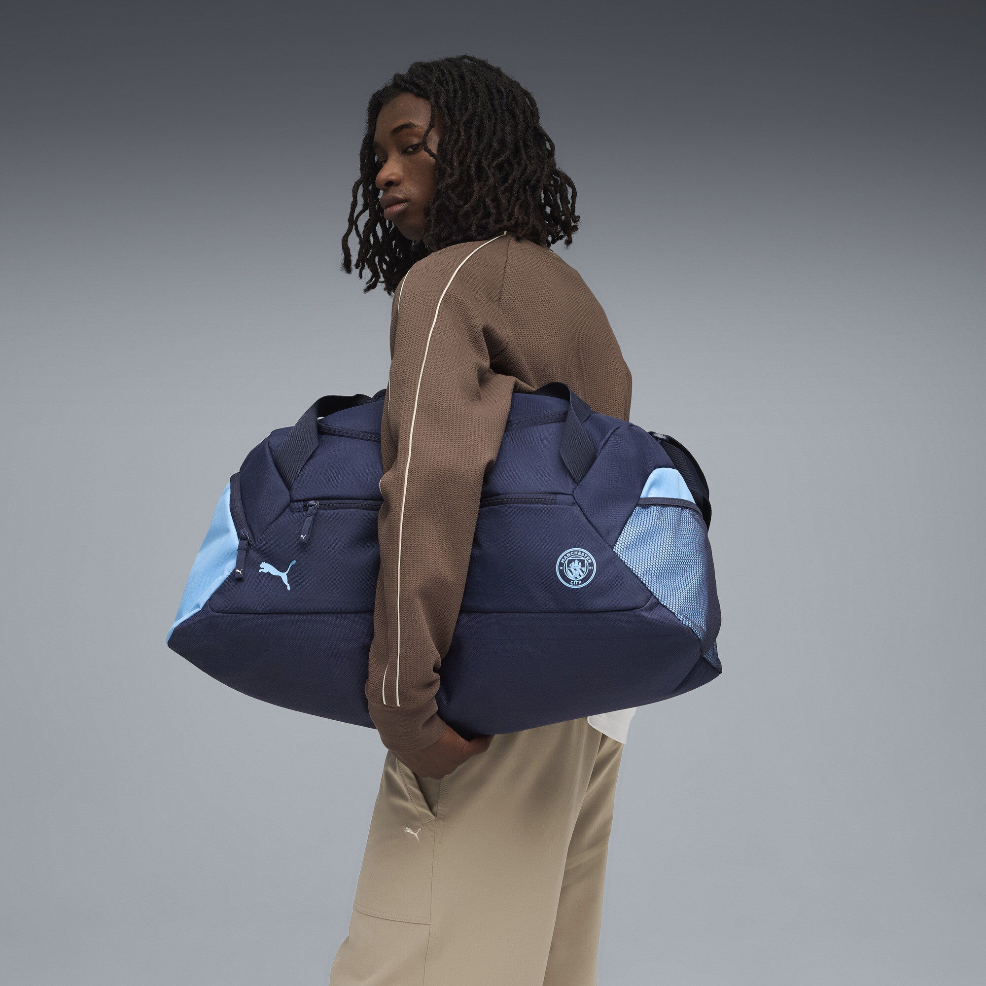 PUMA Manchester City teamtas, Blauw thumbnail 5