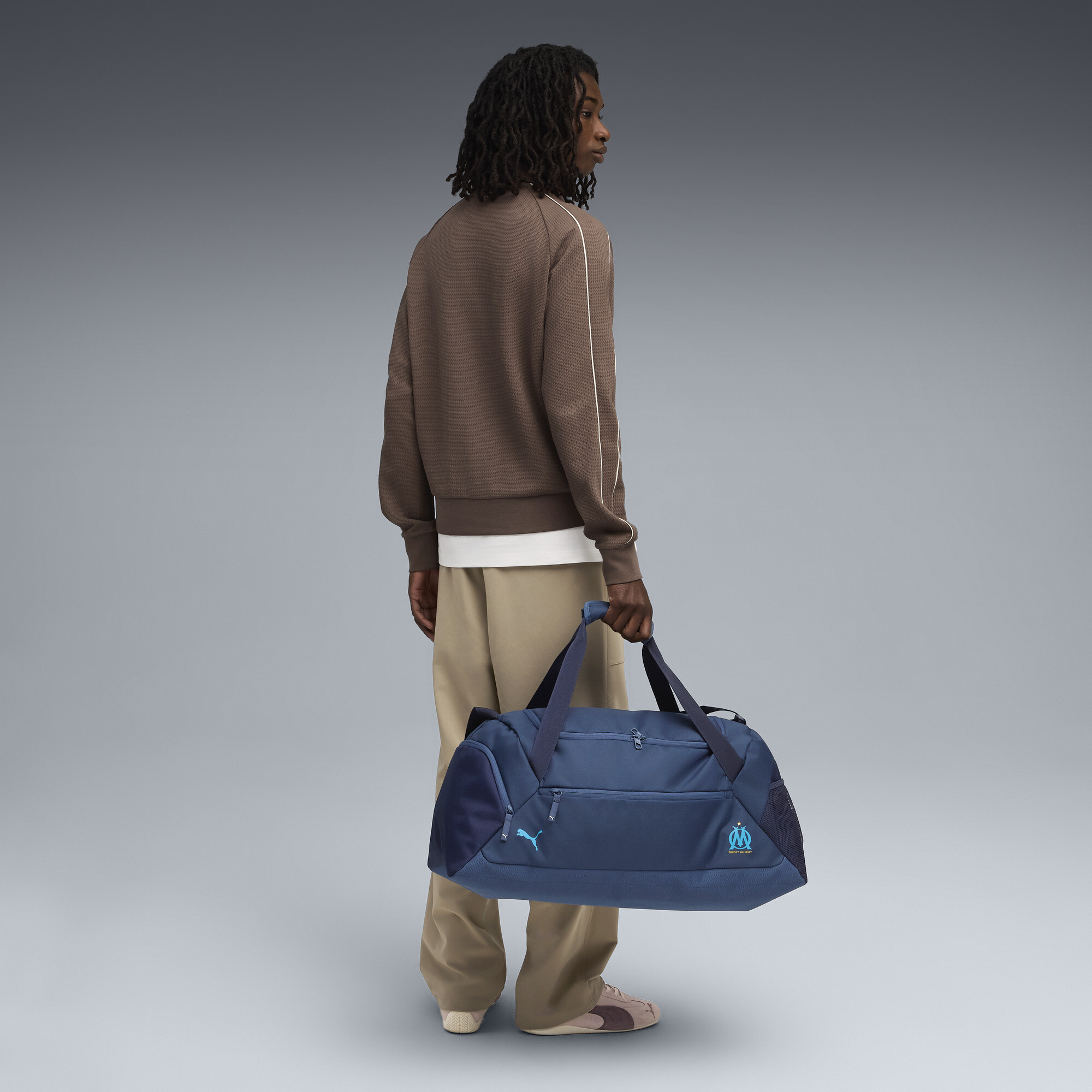 PUMA Olympique de Marseille teamtas (55 l), Blauw thumbnail 5