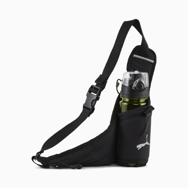 PUMA RUN Waist Bag, PUMA Black, large-MEX