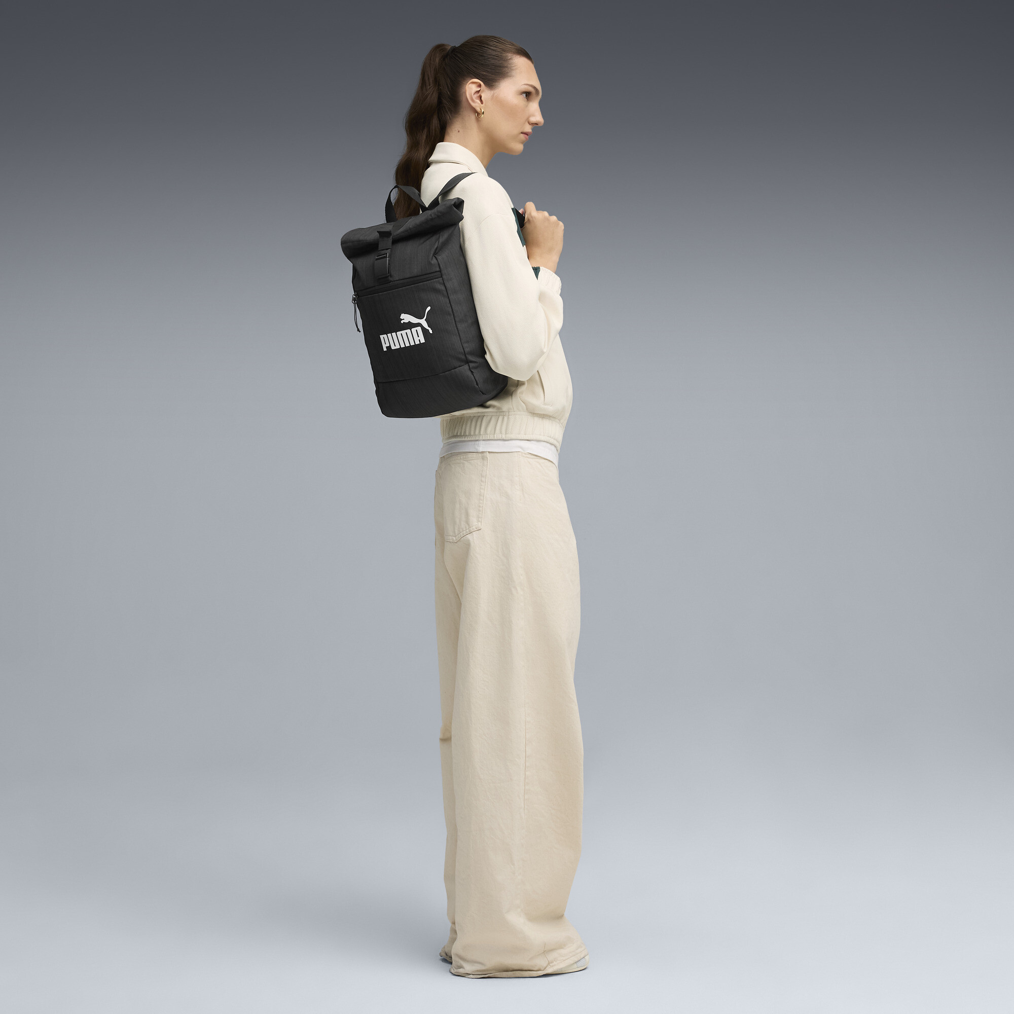 PUMA Base kleine rugzak voor Dames, Zwart thumbnail 4