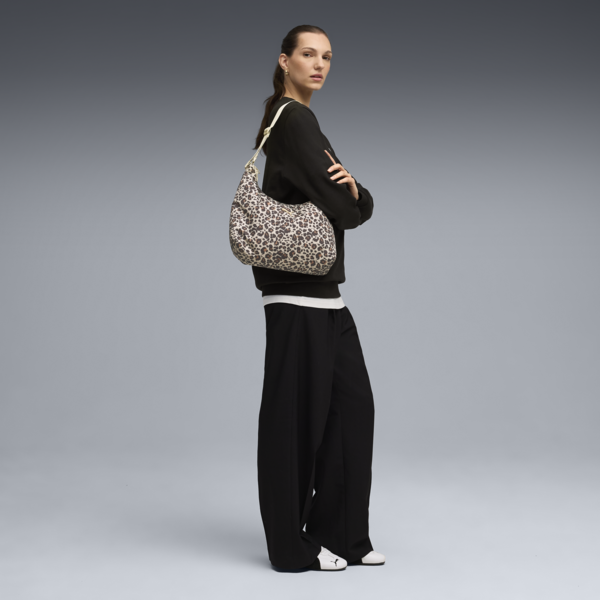 POP 7.5L Slouchy Hobo Bag, Toasted Almond-Animal AOP, large-ZAF