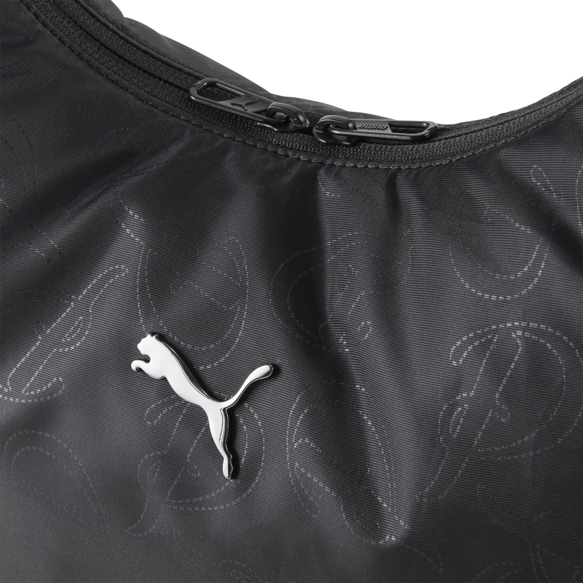 PUMA POP 7,5L Slouchy Hobo tas voor Dames, Zwart thumbnail 2