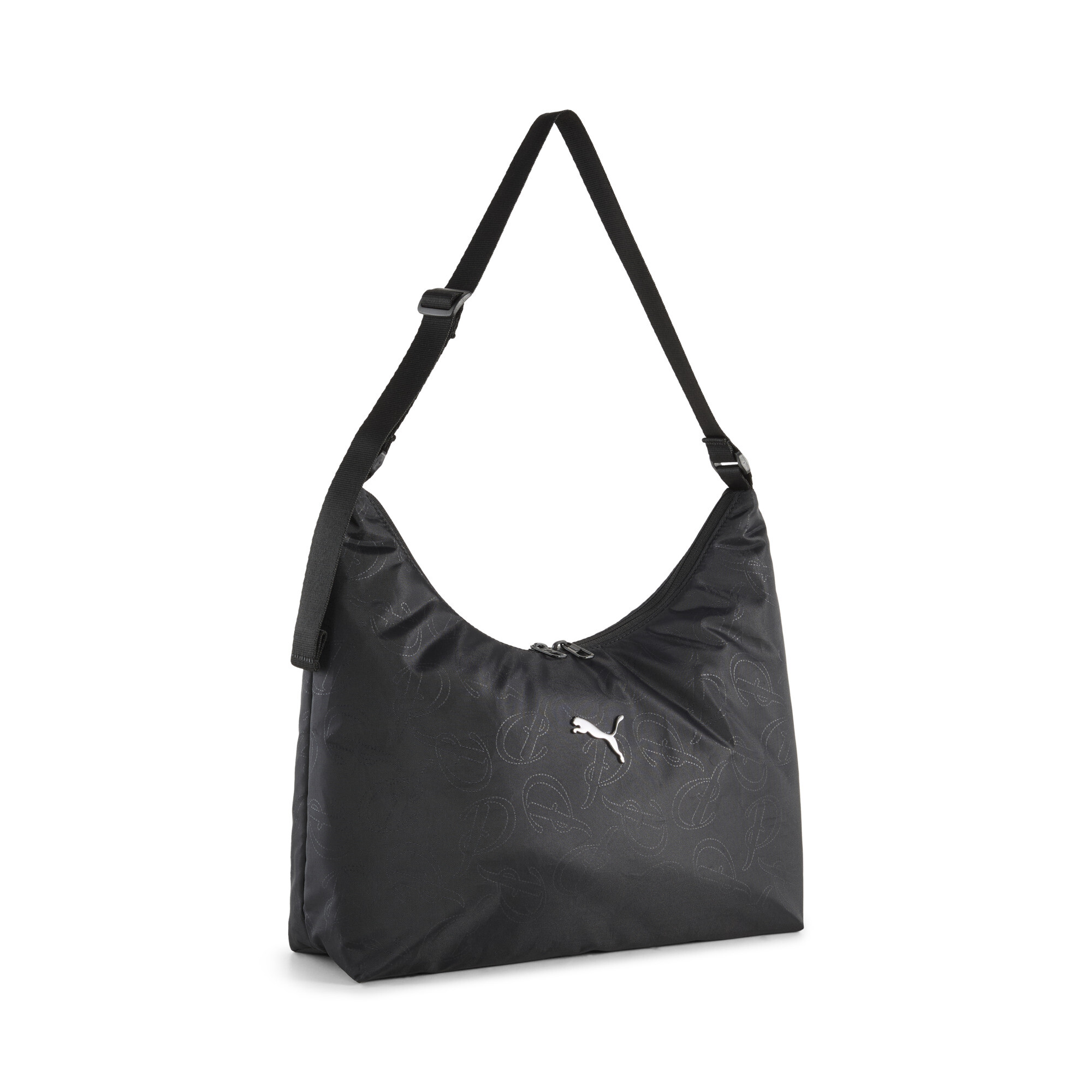 PUMA POP 7,5L Slouchy Hobo tas voor Dames, Zwart