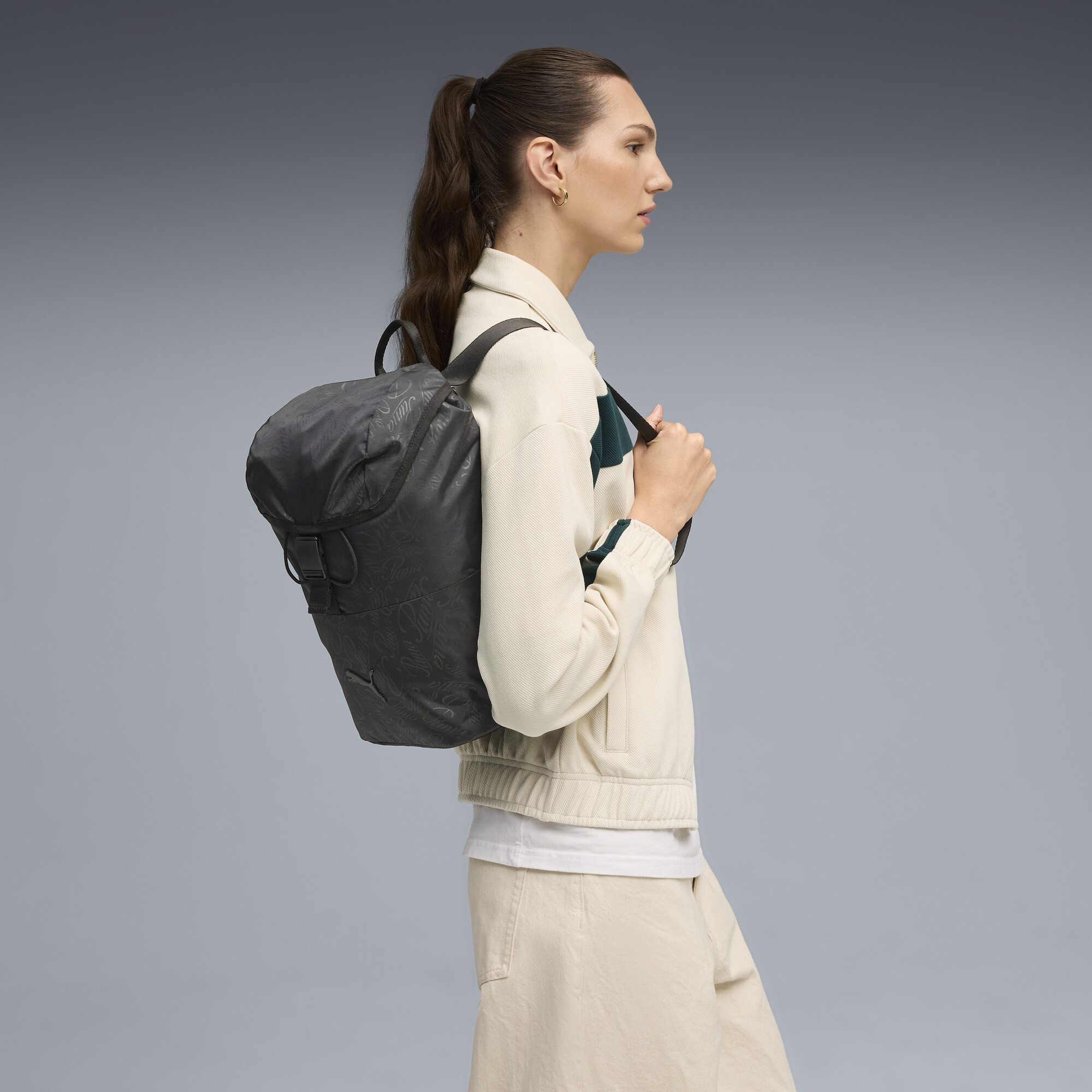 PUMA POP kleine rugzak voor Dames, Zwart thumbnail 4