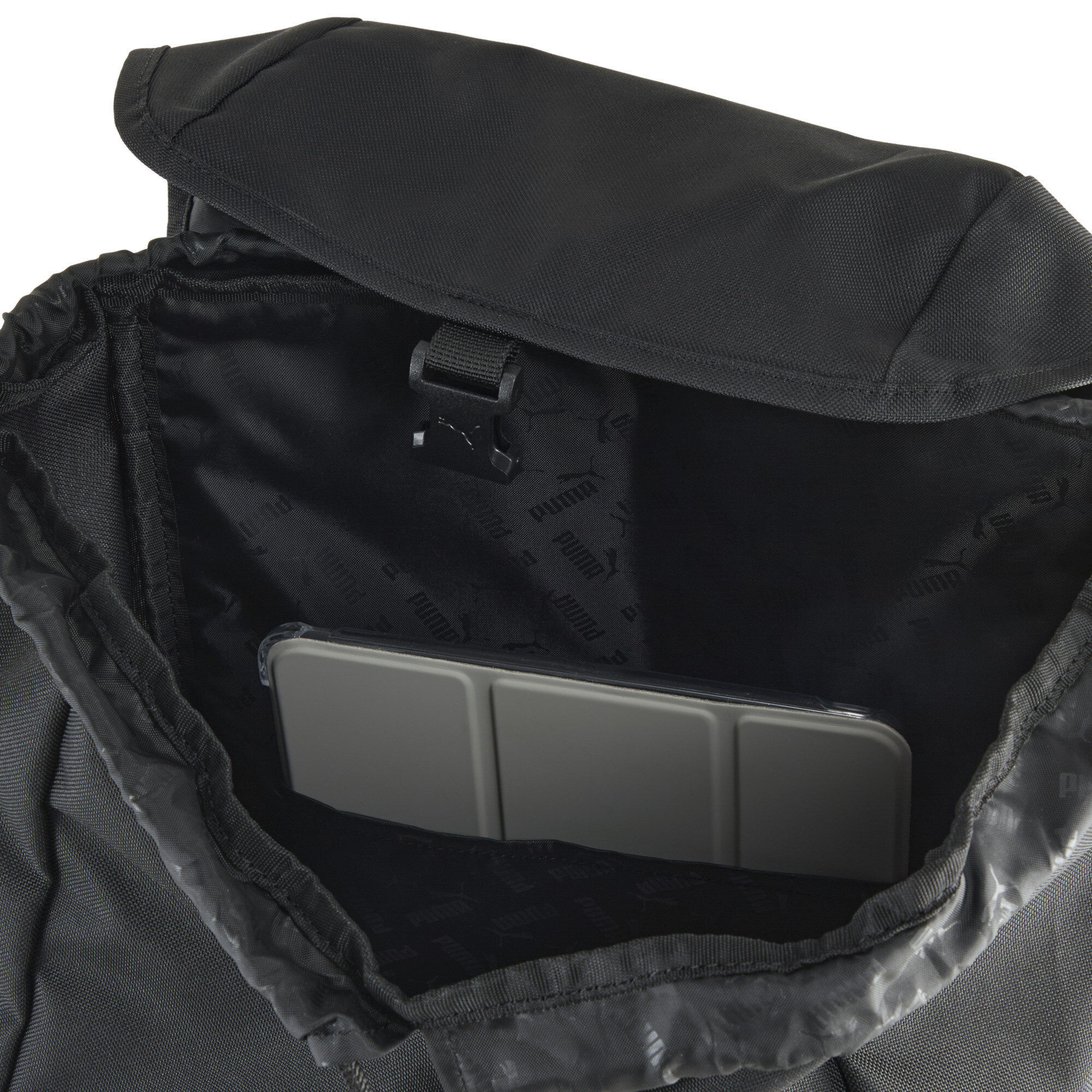 PUMA Phase rugzak met kap, Zwart thumbnail 2