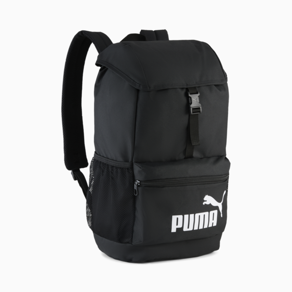 Phase Hooded 20L Backpack Youth, PUMA Black, large-ZAF