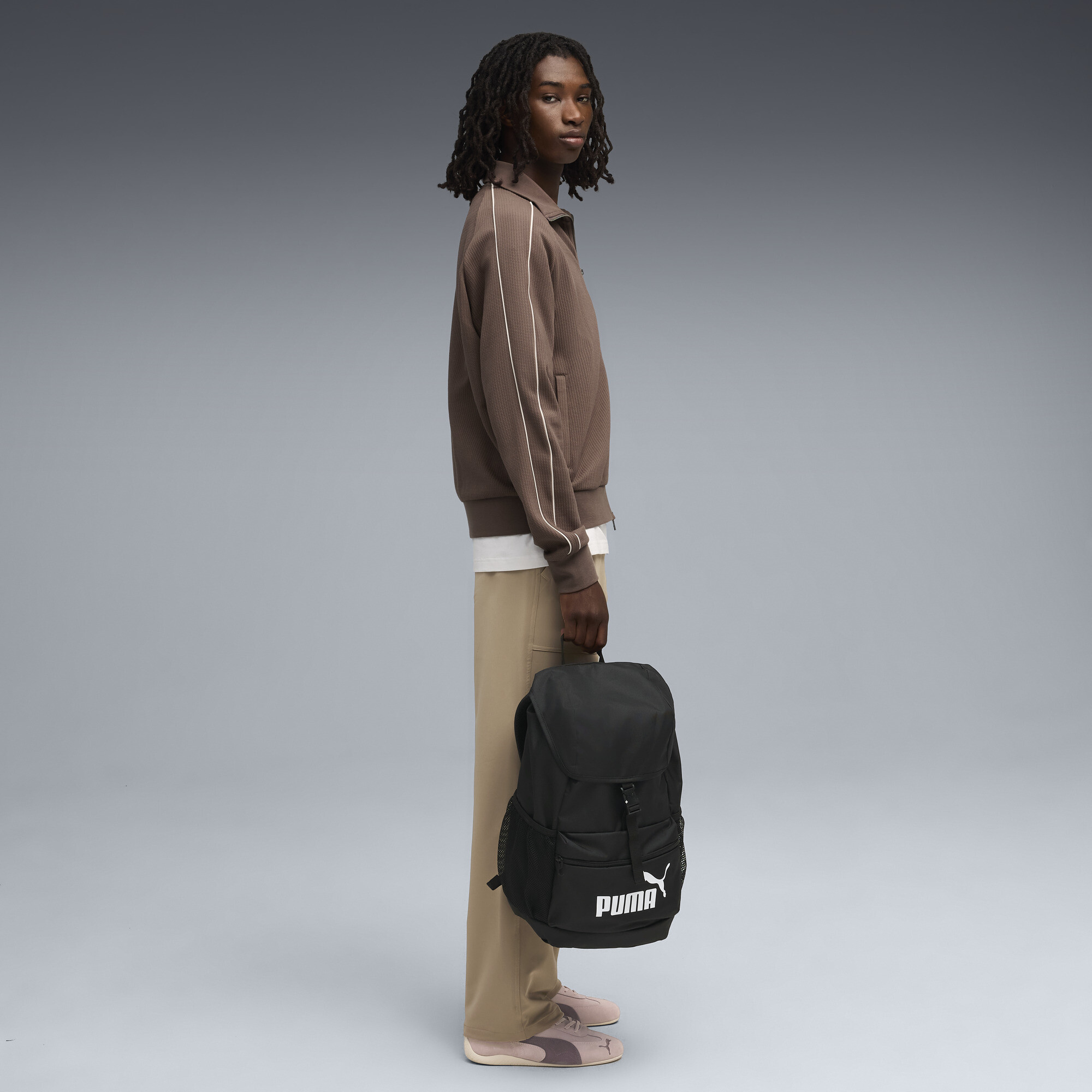 PUMA Phase rugzak met kap, Zwart thumbnail 6