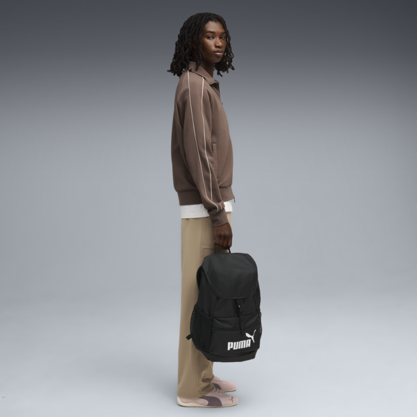 Phase Hooded 20L Backpack Youth, PUMA Black, large-ZAF