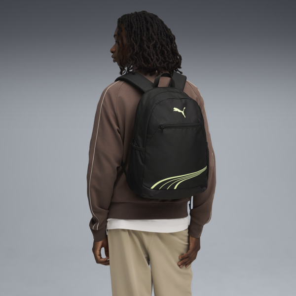 Fundamental 20L Backpack Youth, PUMA Black-Fizzy Light, large-ZAF