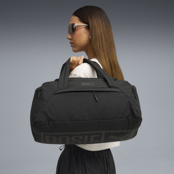 Bolso de viaje PUMA x ROSÉ, PUMA Black, large-MEX