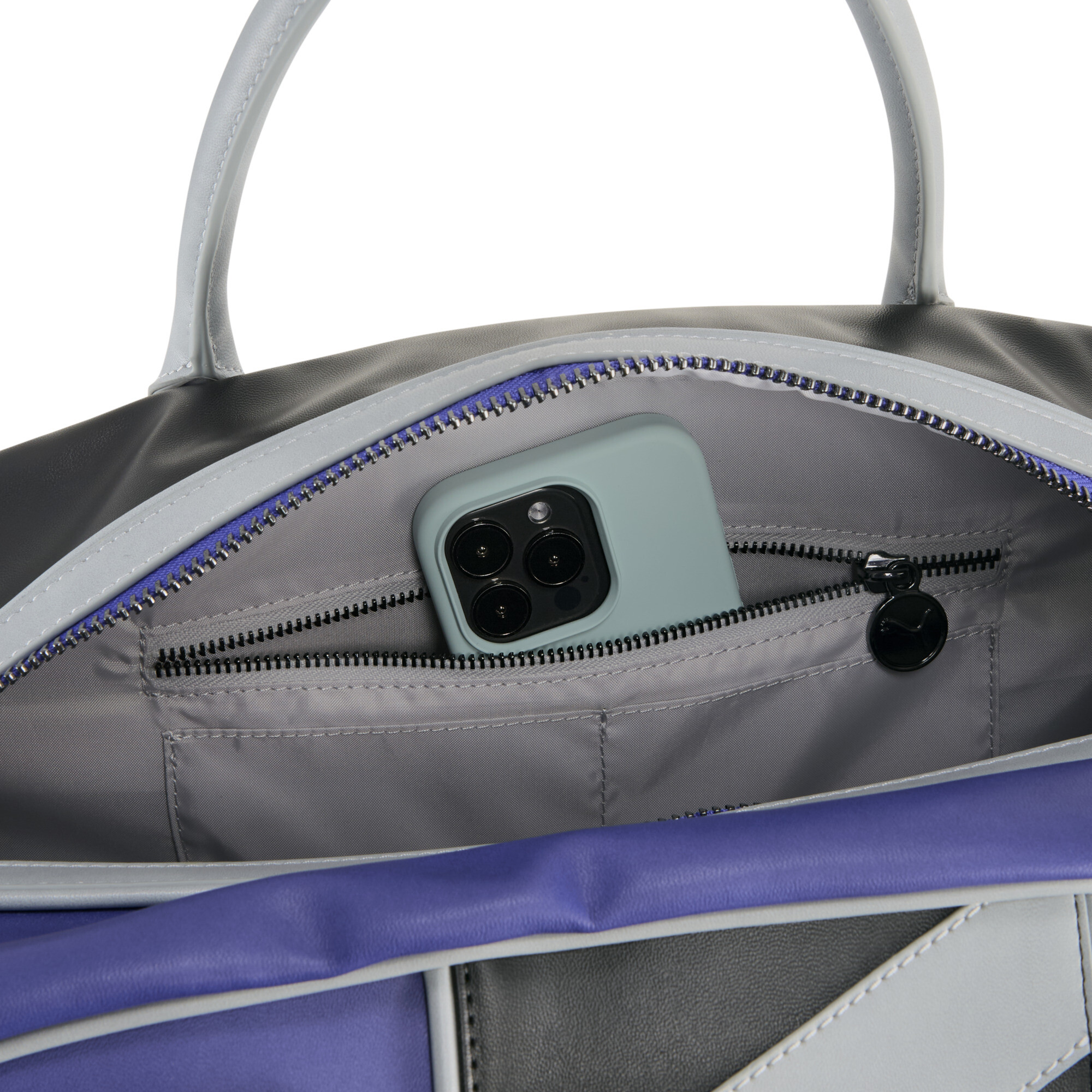 PUMA x KIDSUPER sporttas van 30 liter, Zwart/Grijs thumbnail 2