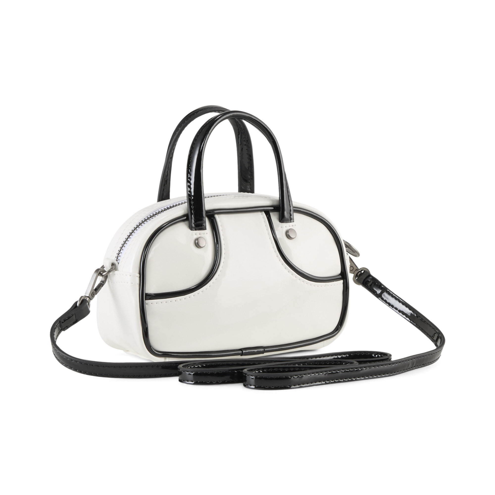 PUMA 1976 Micro sporttas, Zwart/Wit thumbnail 5