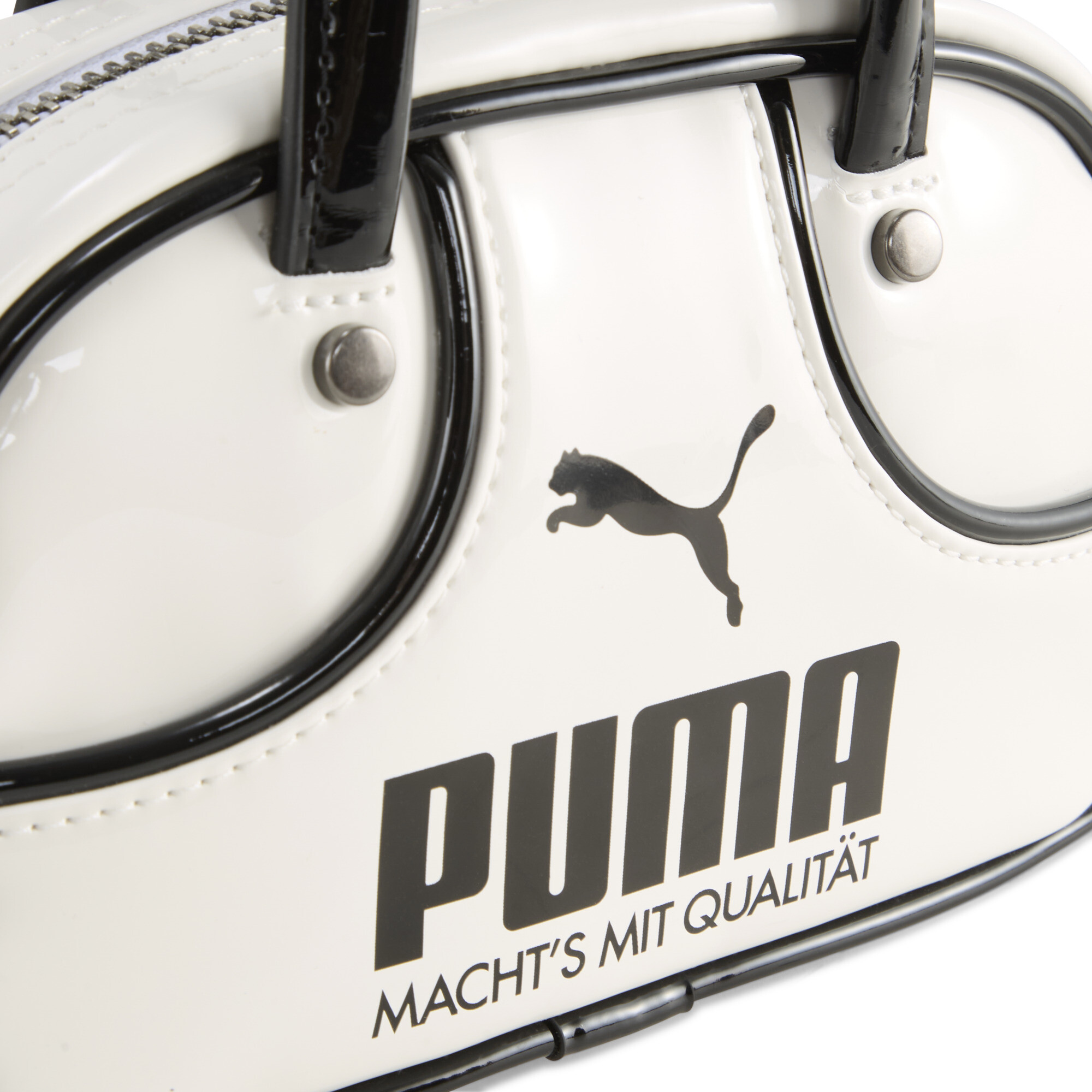 PUMA 1976 Micro sporttas, Zwart/Wit thumbnail 2