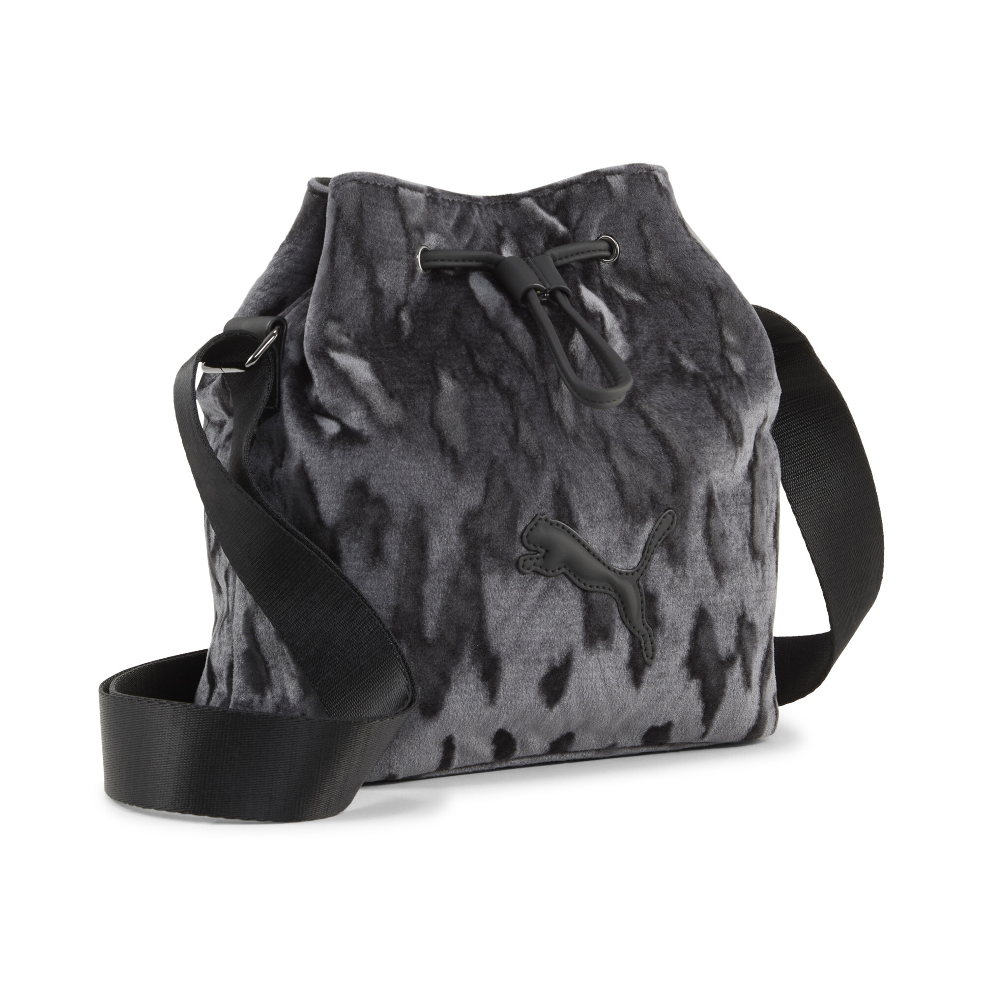 PUMA Plush Women's Bucket Bag in Black