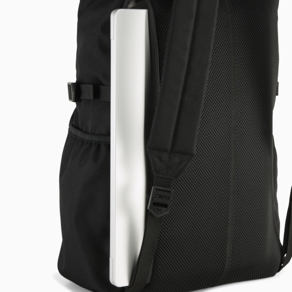Essentials 20L Roll-Top Backpack Youth, PUMA Black, large-ZAF