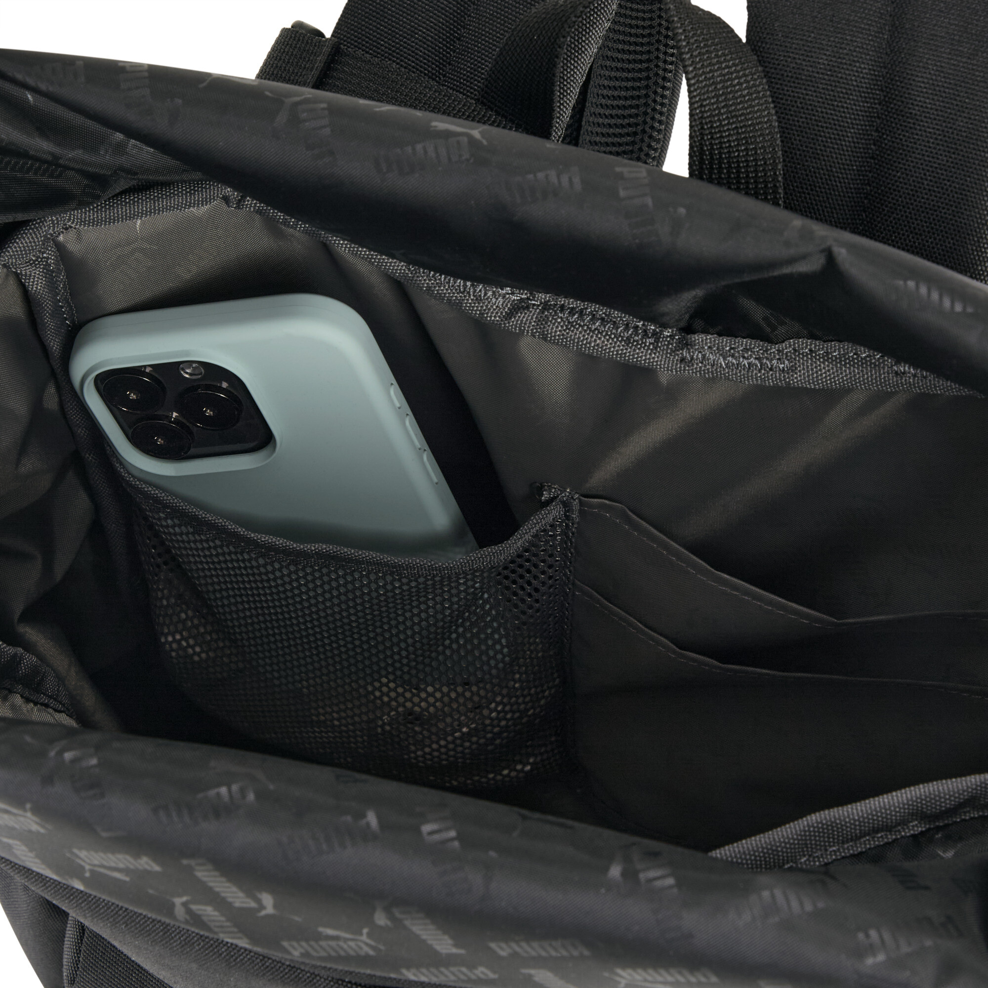 PUMA Essentials oprolbare rugzak, Zwart thumbnail 3