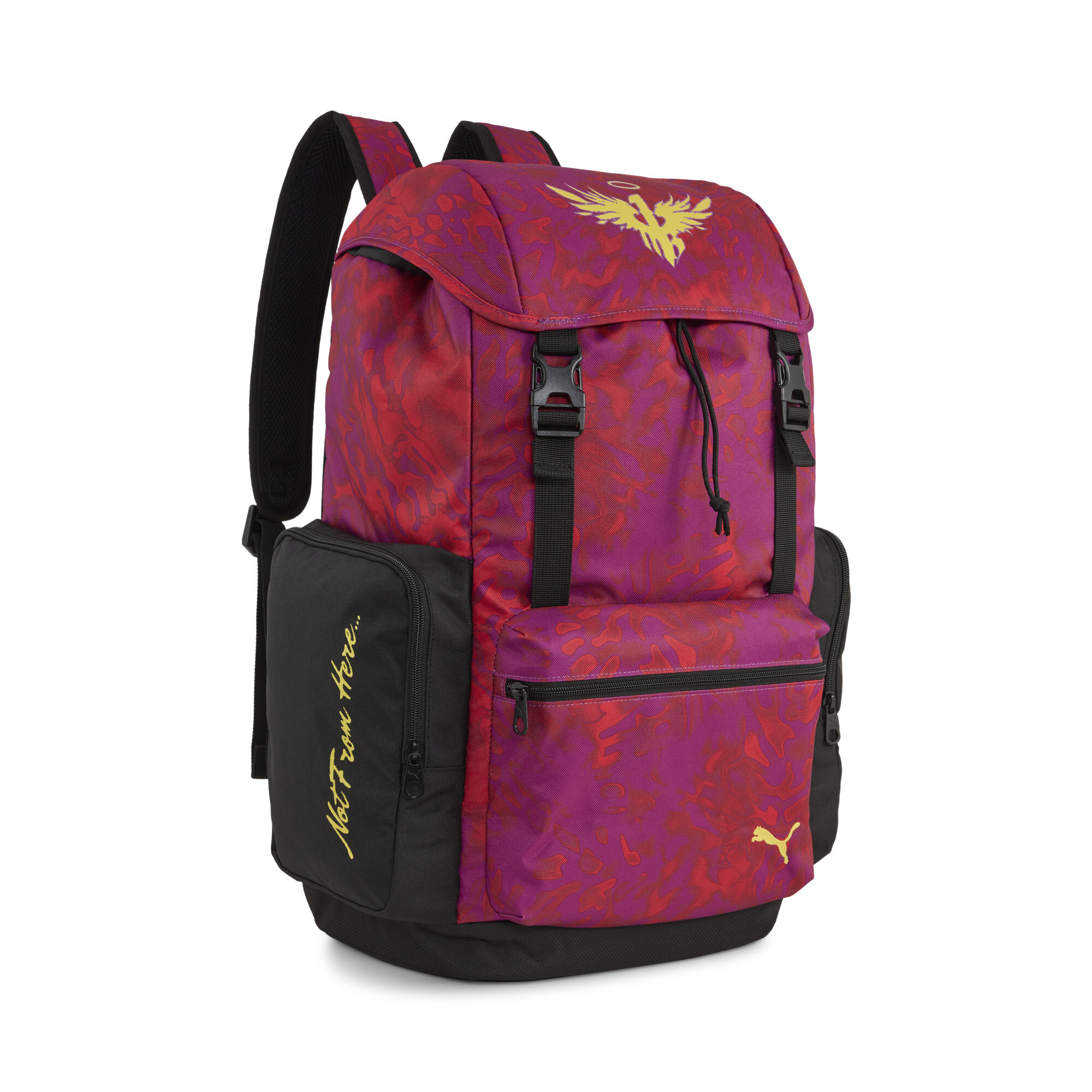 mashuu様 Рюкзак LaMelo Large Hooded 40L Backpack | Цвет: Красный | PUMA Red