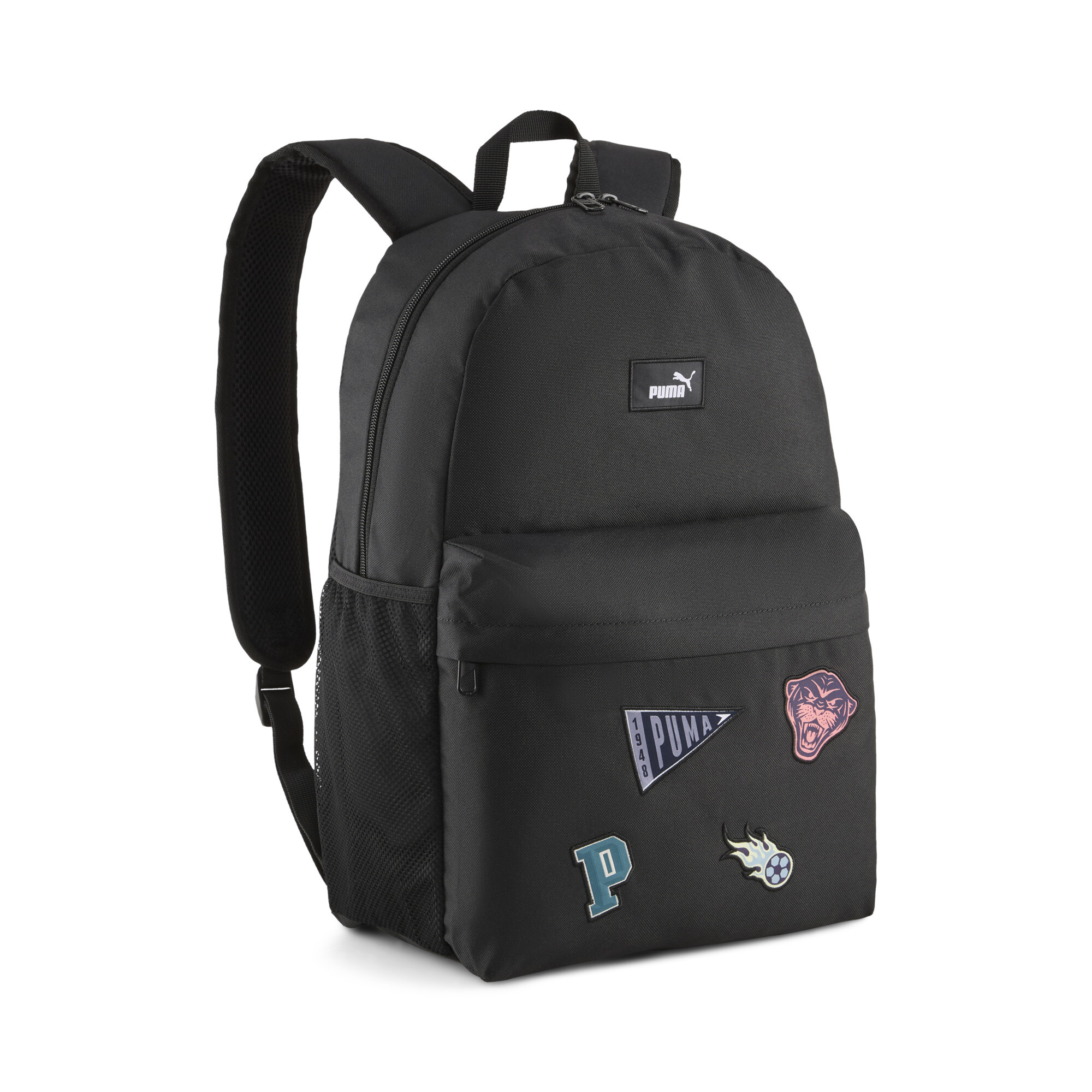 Рюкзак PUMA Phase 20L Patch Backpack | Колір: Чорний | Puma Black