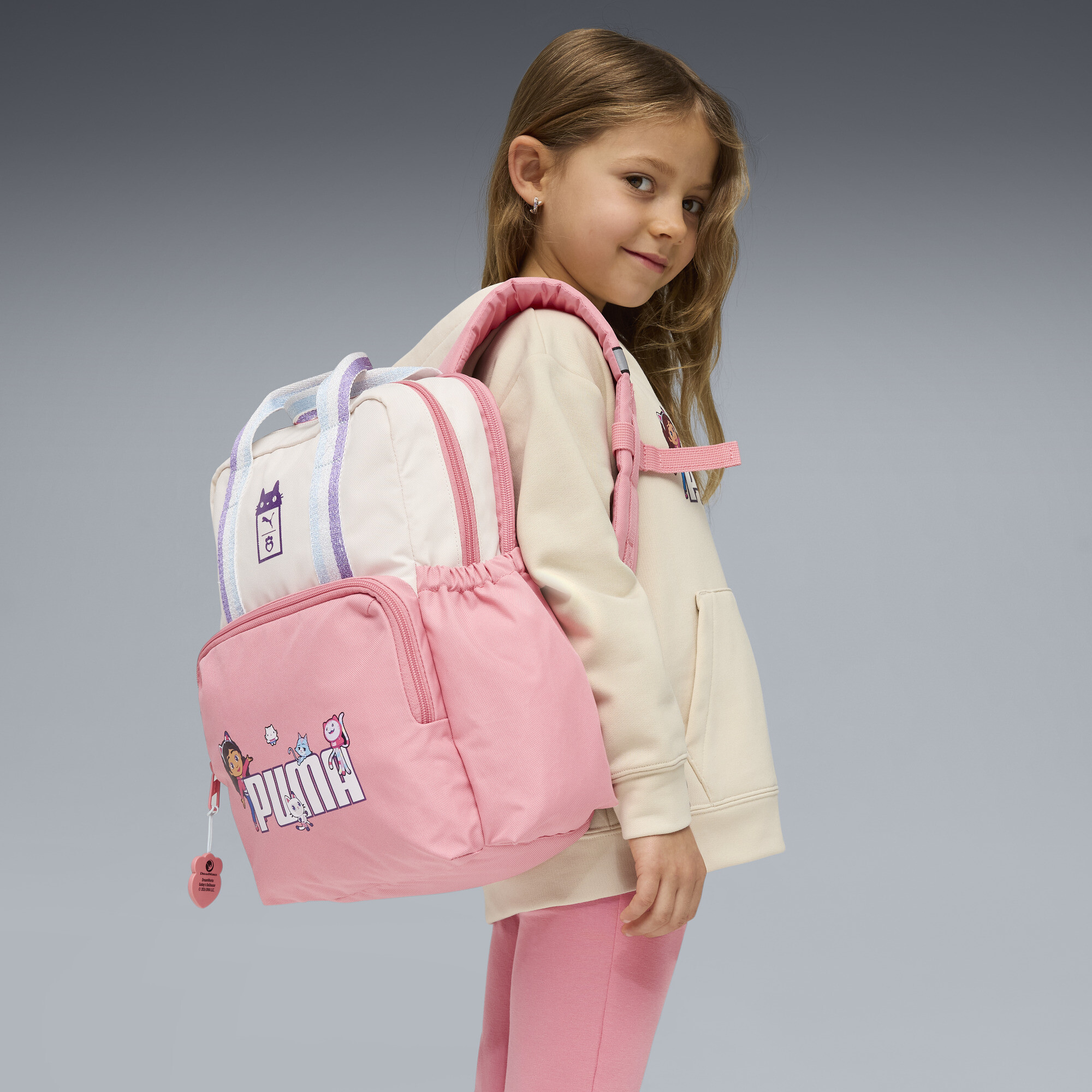 PUMA x GABBY'S DOLLHOUSE 12L rugzak voor Dames, Roze thumbnail 4