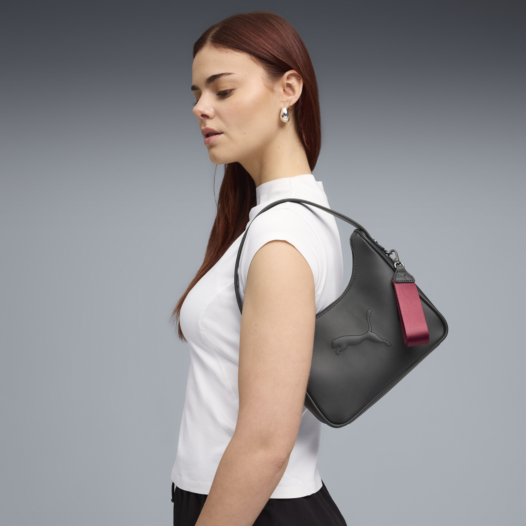 PUMA Sense Mini schoudertas voor Dames, Zwart thumbnail 4