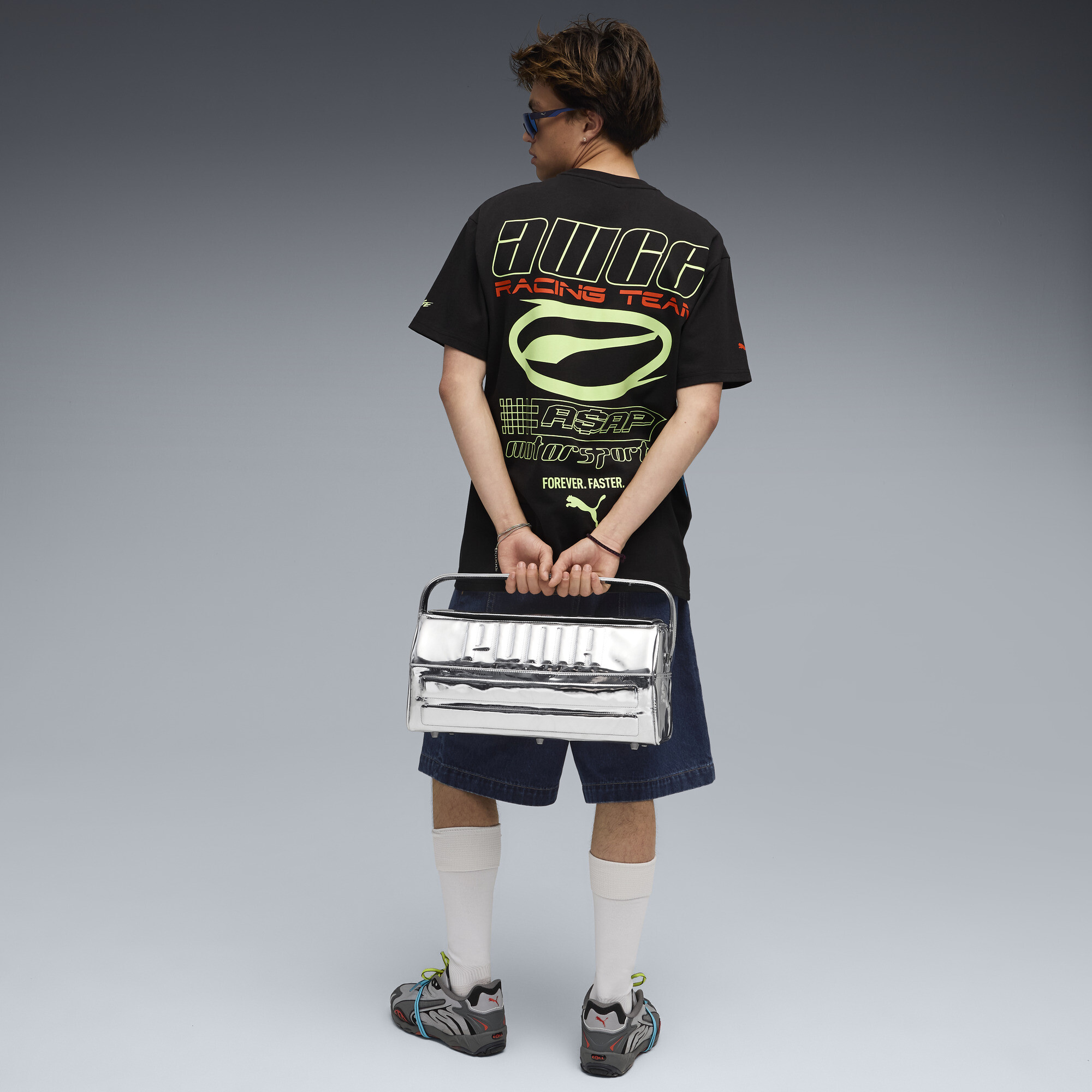 A$AP ROCKY x PUMA gereedschapstas, Zilver thumbnail 4