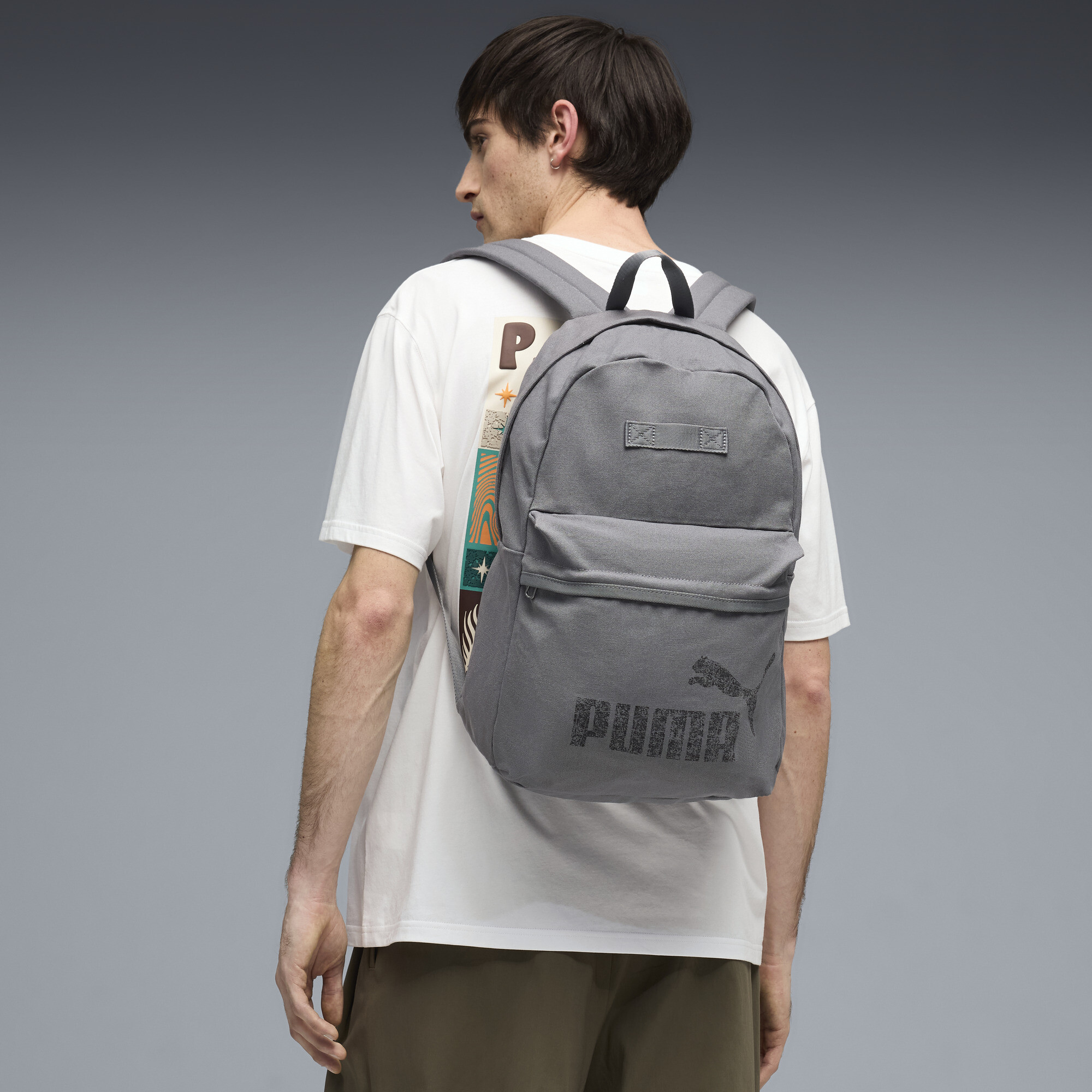 PUMA LOWDOWN rugzak, Grijs thumbnail 4