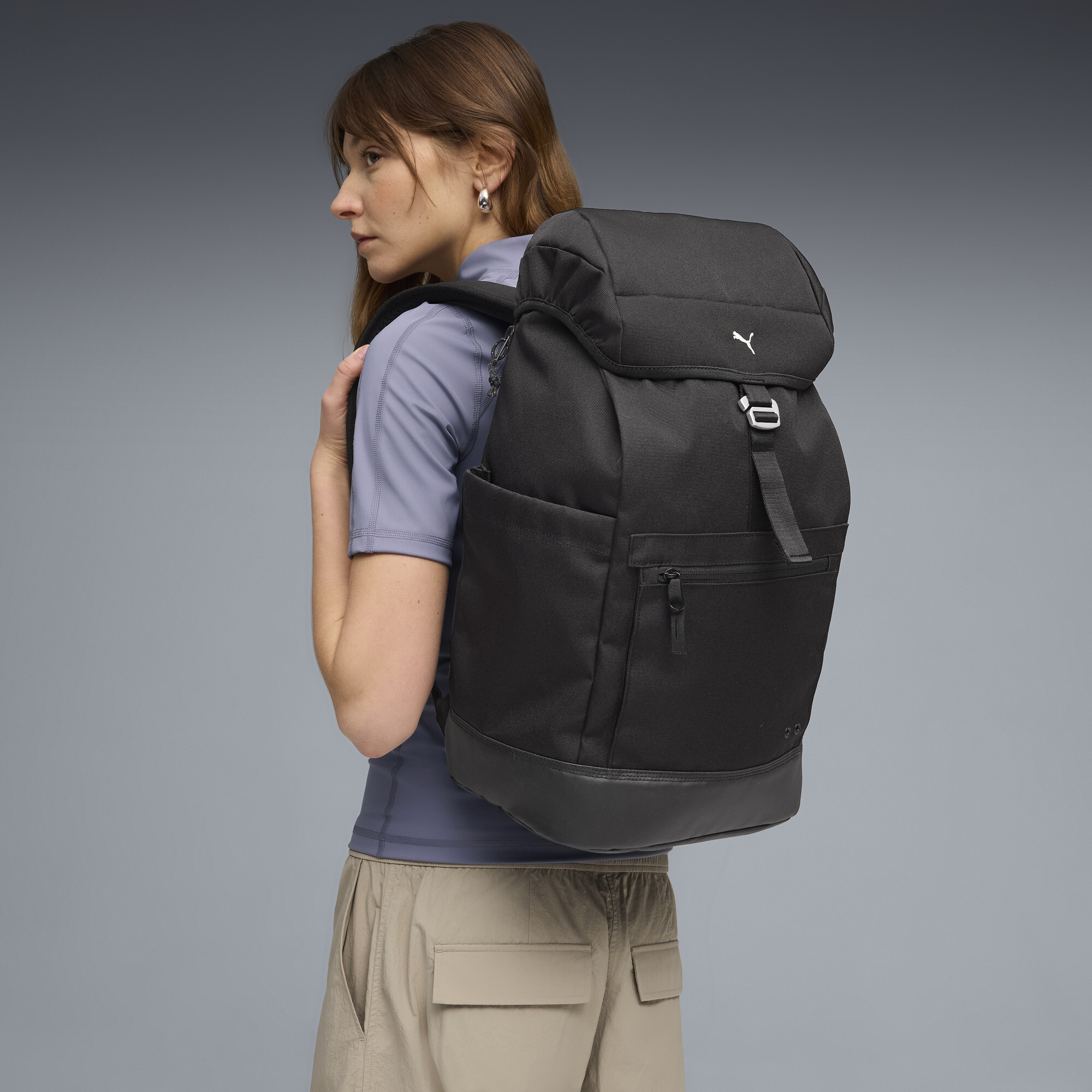 PUMA Select Essentials rugzak met kap, Zwart thumbnail 4