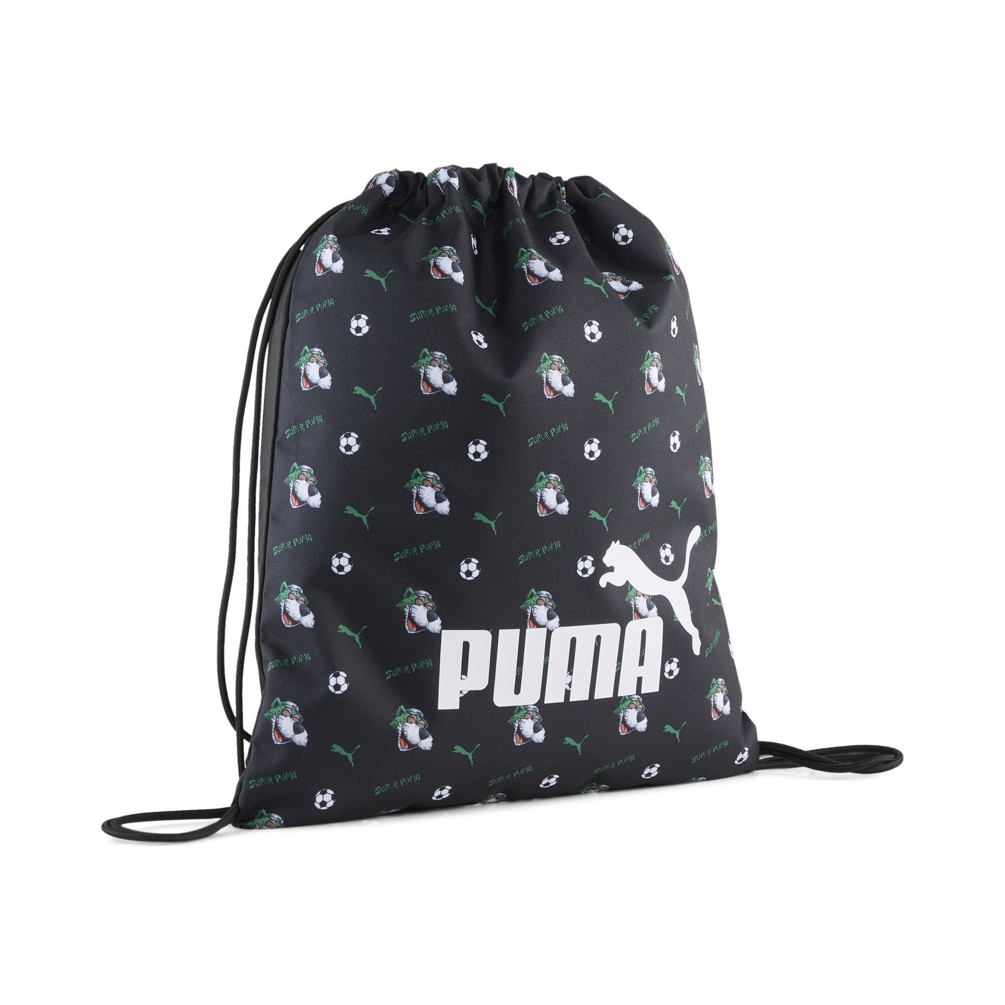 PUMA Phase Super PUMA kleine gymtas, Zwart