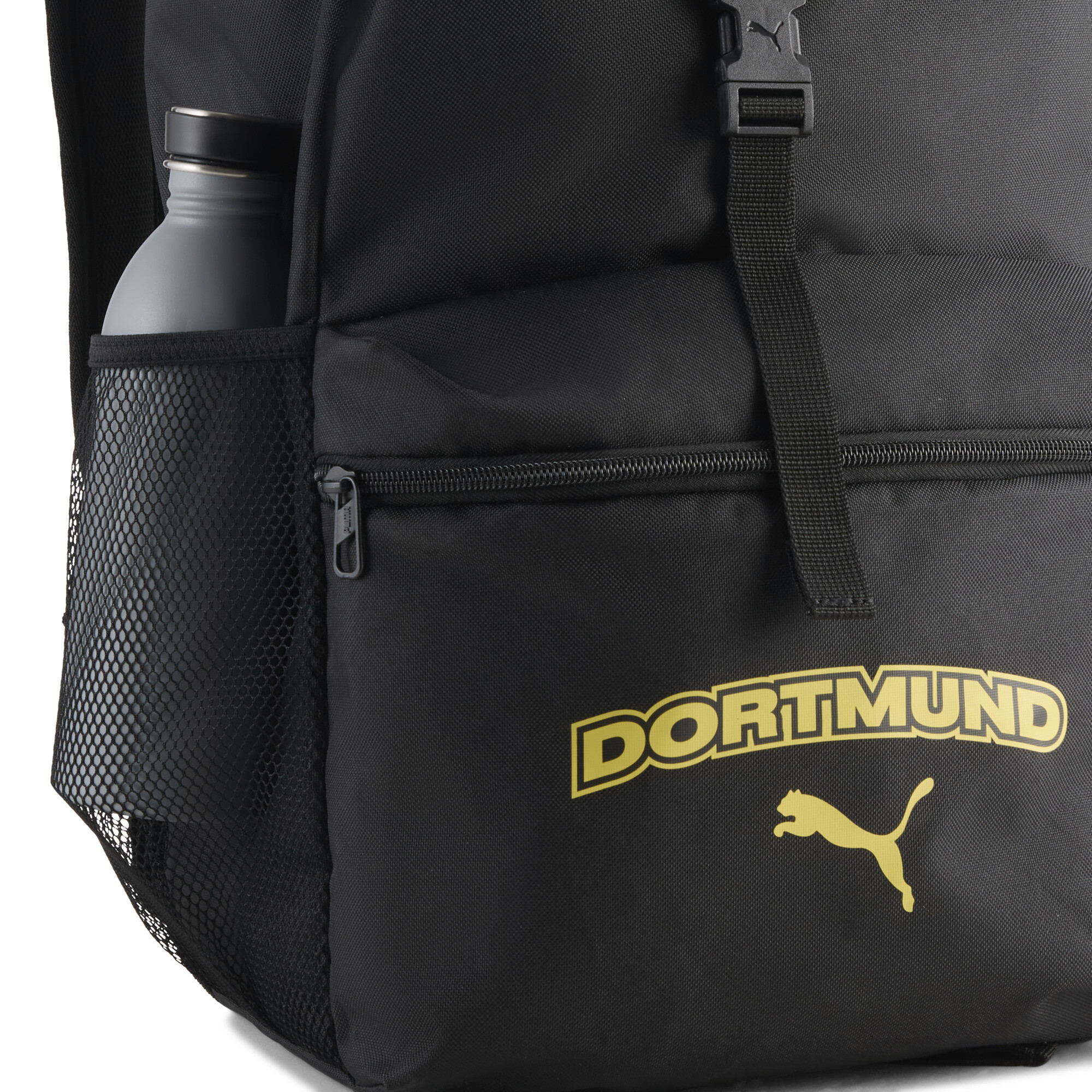 PUMA Borussia Dortmund ftblCulture rugzak, Zwart/Geel thumbnail 2