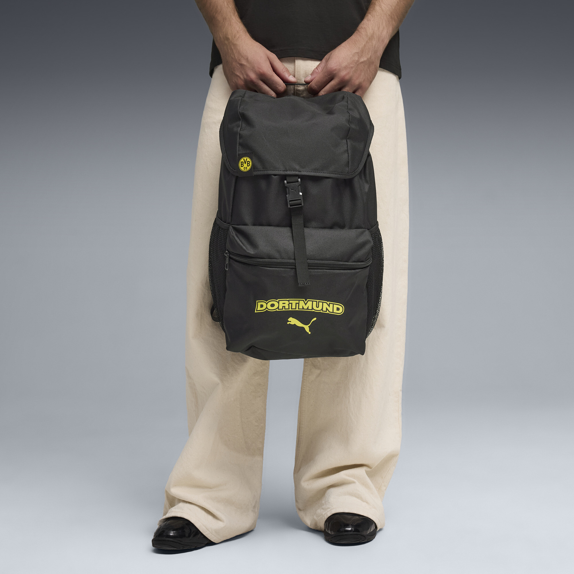 PUMA Borussia Dortmund ftblCulture rugzak, Zwart/Geel thumbnail 4