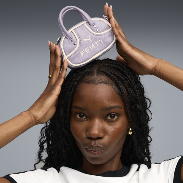 FENTY x PUMA Pocket Grip Bag, Pale Plum-Alpine Snow, large-ZAF